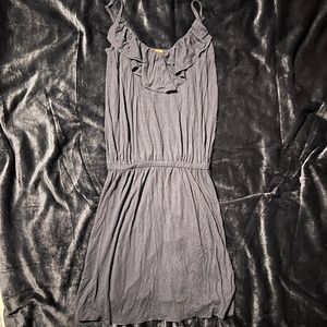 NWT Catch My I Black Ruffle Dress